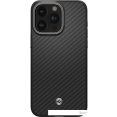 Чехол для телефона Spigen Enzo Aramid для iPhone 15 Pro ACS07045 (черный)