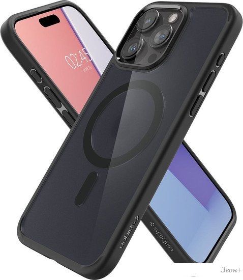 Чехол для телефона Spigen Ultra Hybrid (MagFit) для iPhone 15 Pro ACS06720 (черный)