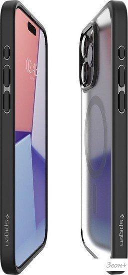 Чехол для телефона Spigen Ultra Hybrid (MagFit) для iPhone 15 Pro ACS06720 (черный)