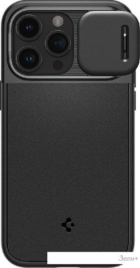 Чехол для телефона Spigen Optik Armor (MagFit) для iPhone 15 Pro ACS07184 (черный)