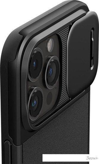 Чехол для телефона Spigen Optik Armor (MagFit) для iPhone 15 Pro Max ACS06599 (черный)