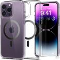 Чехол для телефона Spigen Ultra Hybrid (MagFit) для iPhone 14 Pro ACS04971 (карбон)