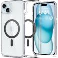 Чехол для телефона Spigen Ultra Hybrid (MagFit) для iPhone 15 ACS06805 (черный)