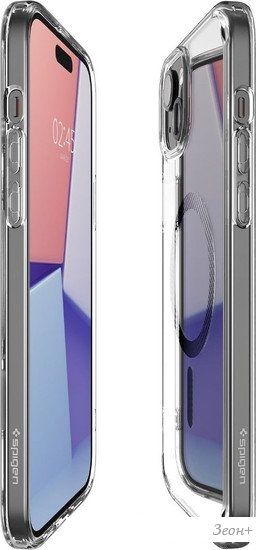 Чехол для телефона Spigen Ultra Hybrid (MagFit) для iPhone 15 ACS06805 (черный)
