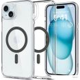 Чехол для телефона Spigen Ultra Hybrid (MagFit) для iPhone 15 ACS06804 (серый)