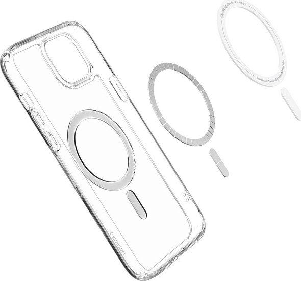 Чехол для телефона Spigen Ultra Hybrid (MagFit) для iPhone 15 ACS06804 (серый)