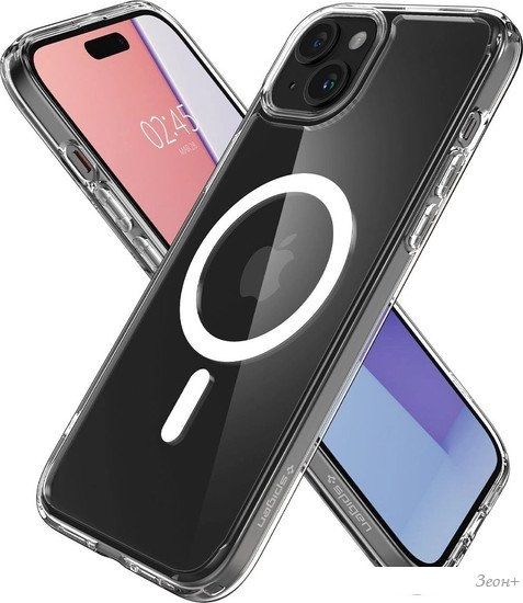 Чехол для телефона Spigen Ultra Hybrid (MagFit) для iPhone 15 ACS06802 (белый)