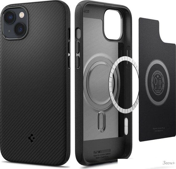 Чехол для телефона Spigen Mag Armor (MagFit) для iPhone 14 Plus ACS04918 (черный матовый)