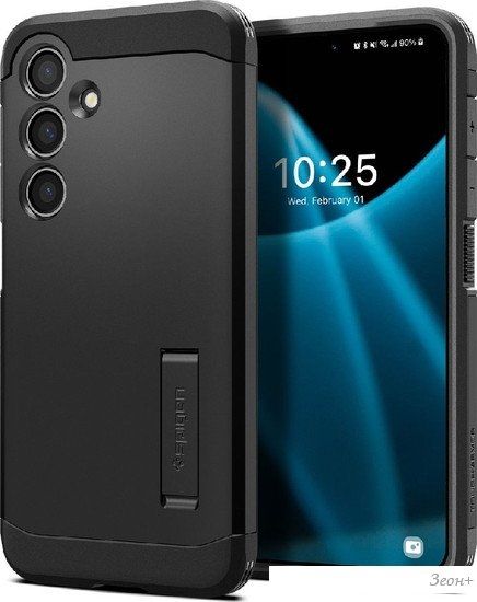Чехол для телефона Spigen Tough Armor для Galaxy S24 ACS07355 (черный)