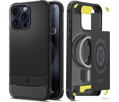    Spigen Rugged Armor (MagFit)  iPhone 15 Pro ACS06703 ()