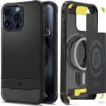 Чехол для телефона Spigen Rugged Armor (MagFit) для iPhone 15 Pro Max ACS06561 (черный)