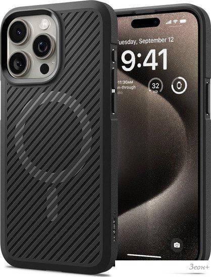 Чехол для телефона Spigen Core Armor (MagFit) для iPhone 15 Pro Max ACS06442 (черный)