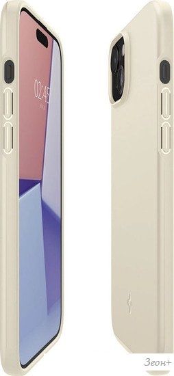 Чехол для телефона Spigen Thin Fit для iPhone 15 ACS06782 (бежевый)