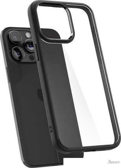 Чехол для телефона Spigen Ultra Hybrid для iPhone 15 Pro Max ACS06570 (черный)