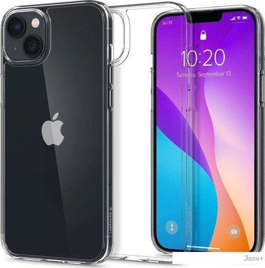 Чехол для телефона Spigen Airskin Hybrid для iPhone 14 ACS05032 (прозрачный)