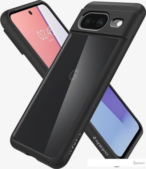 Чехол для телефона Spigen Ultra Hybrid для Google Pixel 8 ACS06280 (черный)