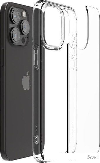 Чехол для телефона Spigen Ultra Hybrid для iPhone 15 Pro ACS06707 (прозрачный)