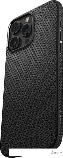 Чехол для телефона Spigen Liquid Air для iPhone 15 Pro Max ACS06562 (черный)