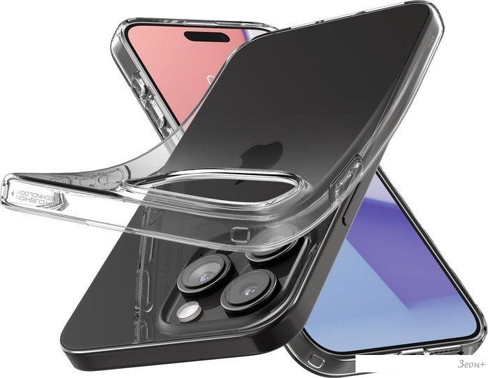 Чехол для телефона Spigen Liquid Crystal для iPhone 15 Pro Max ACS06557 (прозрачный)