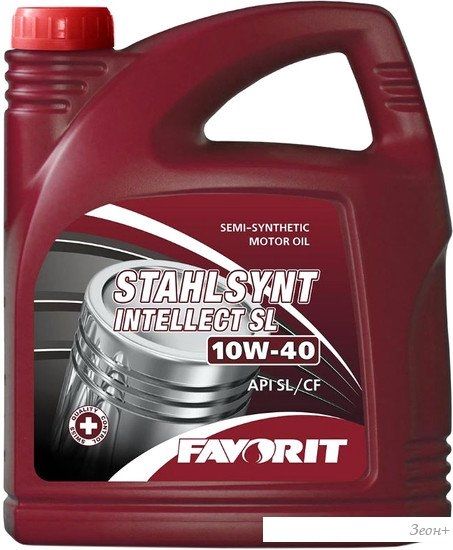 Моторное масло Favorit Stahlsynt Intellect SL/CF 10W-40 4л