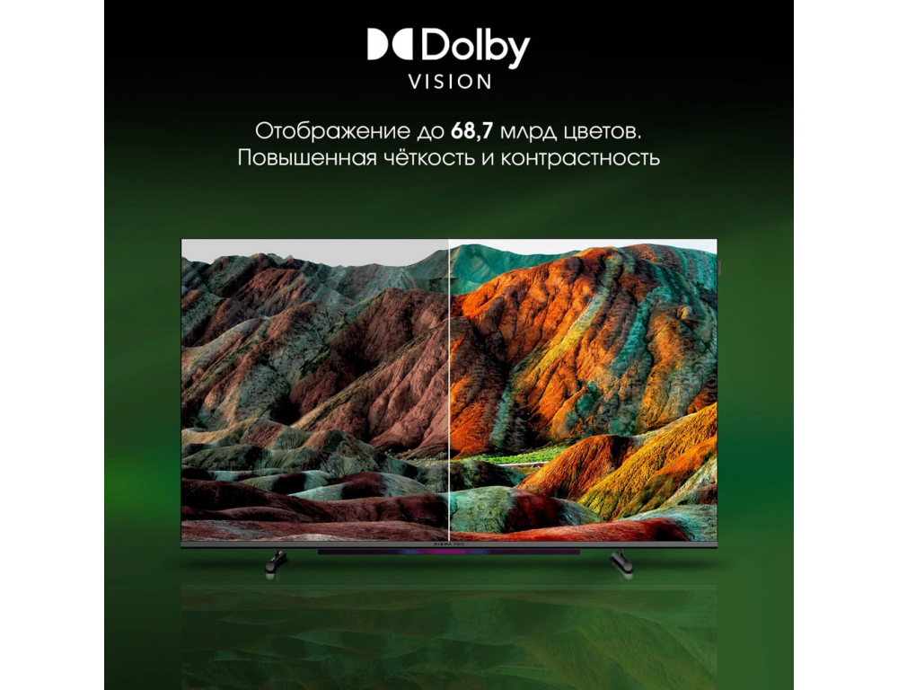 OLED телевизор Digma Pro QLED 55L