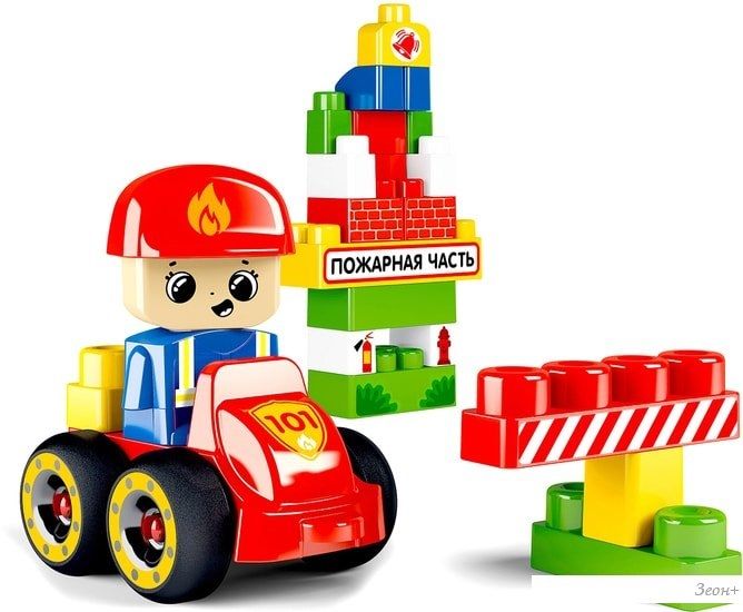 Конструктор Десятое королевство Baby Blocks 03907 Пожарная часть