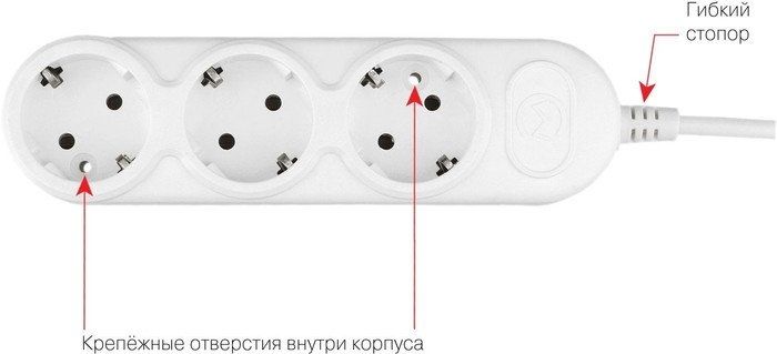 Удлинитель Power Cube PC-3B-3M