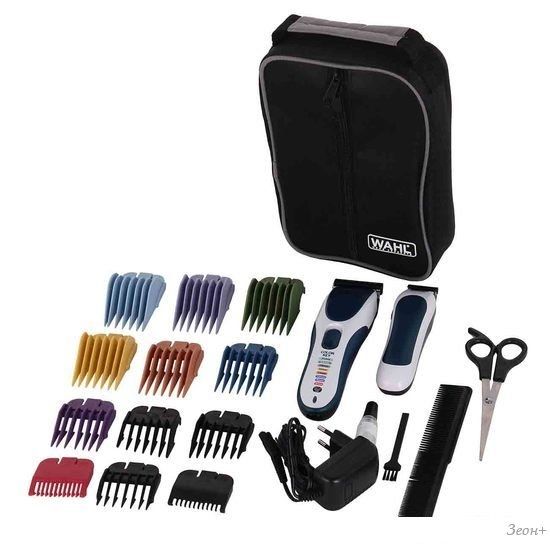 Машинка для стрижки волос Wahl Color Pro Cordless combo 9649-916