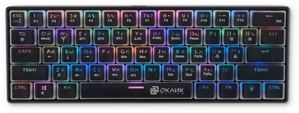 Клавиатура Oklick K763W (черный)