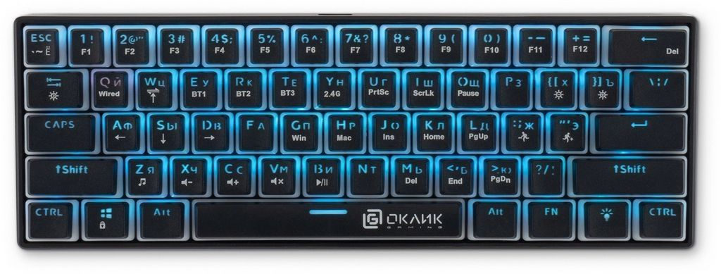 Клавиатура Oklick K763W (черный)