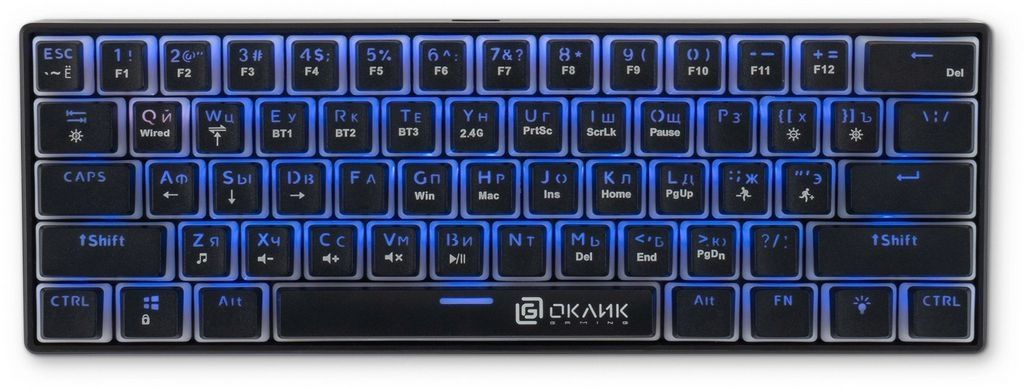 Клавиатура Oklick K763W (черный)