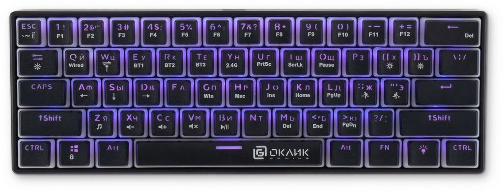 Клавиатура Oklick K763W (черный)