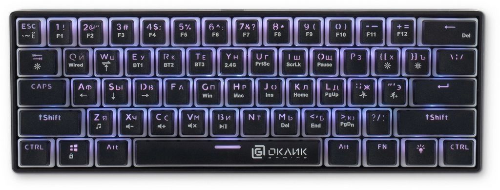 Клавиатура Oklick K763W (черный)