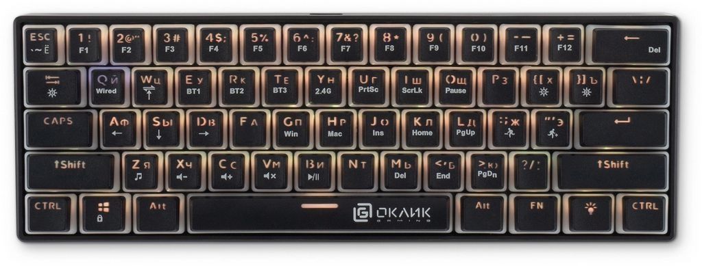 Клавиатура Oklick K763W (черный)
