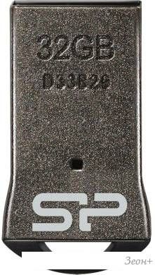 USB Flash Silicon-Power Touch T01 32Gb Black (SP032GBUF2T01V1K)