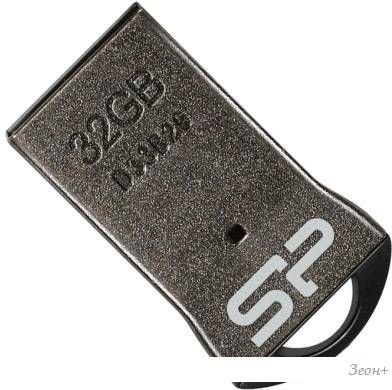 USB Flash Silicon-Power Touch T01 32Gb Black (SP032GBUF2T01V1K)