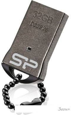 USB Flash Silicon-Power Touch T01 32Gb Black (SP032GBUF2T01V1K)