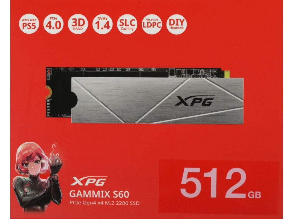 SSD ADATA XPG Gammix S60 Blade 512GB AGAMMIXS60-512G-CS
