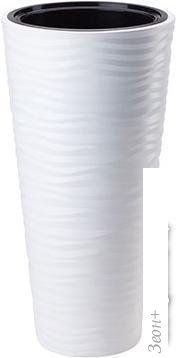 Кашпо Form-Plastic Sahara Dunes slim 2723-011 (белый)