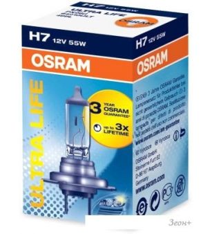Галогенная лампа Osram H7 Ultra Life 1шт [64210ULT]