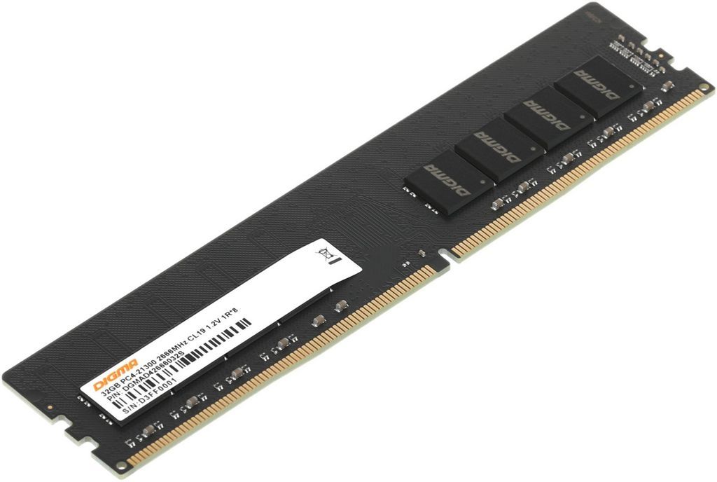 Оперативная память Digma 32ГБ DDR4 2666 МГц DGMAD42666032S