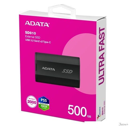 Внешний накопитель ADATA SD810 500GB SD810-500G-CBK