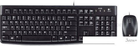 Клавиатура + мышь Logitech MK120 (нет кириллицы)