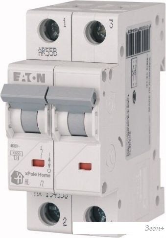 Выключатель автоматический Eaton HL-C63/2 2P 63A C 4.5kA 2M 194777