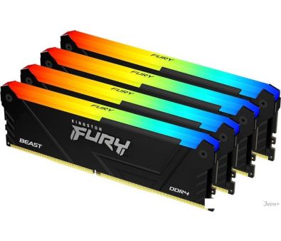   Kingston FURY Beast RGB 4x32 DDR4 3200 KF432C16BB2AK4/128