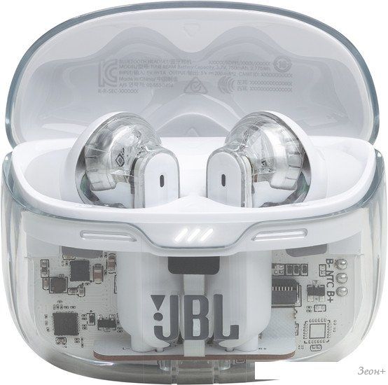 Наушники JBL Tune Beam Ghost Edition (белый)