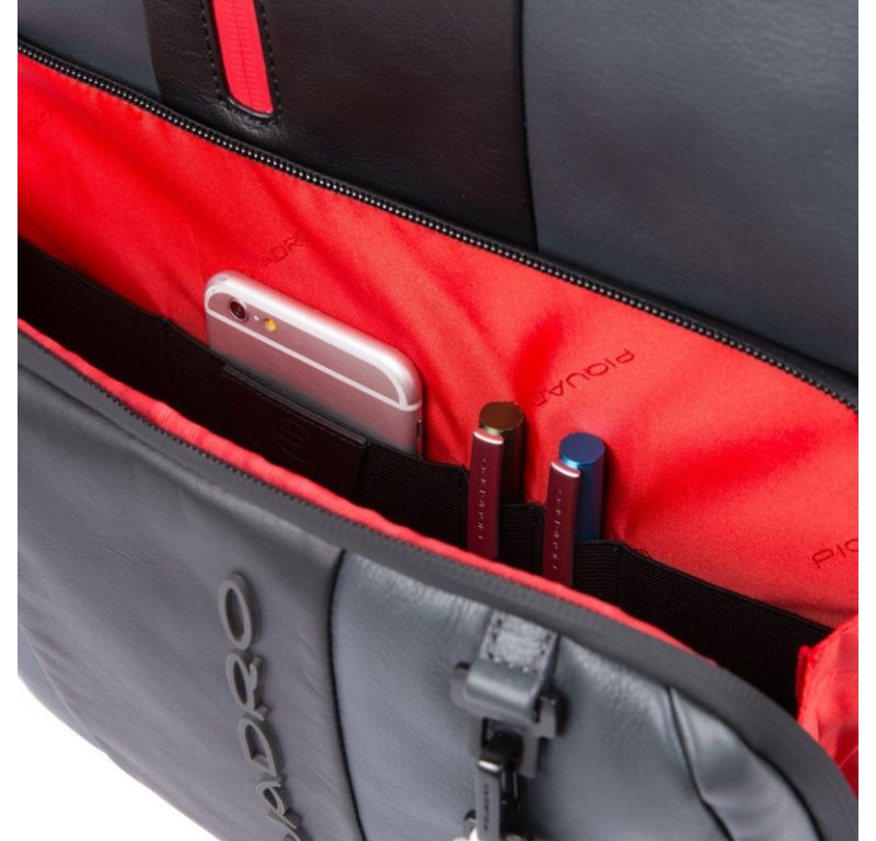 Рюкзак мужской Piquadro Urban CA4532UB00/GRN серый/черный кожа
