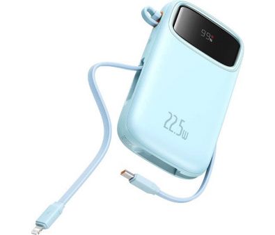   Baseus Qpow2 Dual-Cable Digital Display Fast Charge Power Bank 22.5W 10000mAh ()
