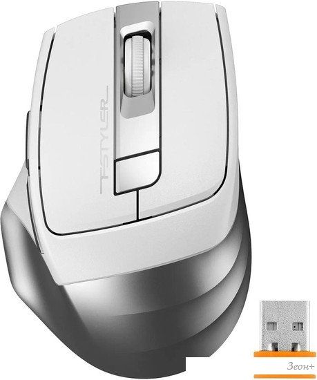 Мышь A4Tech Fstyler FG35S (белый/серебристый)