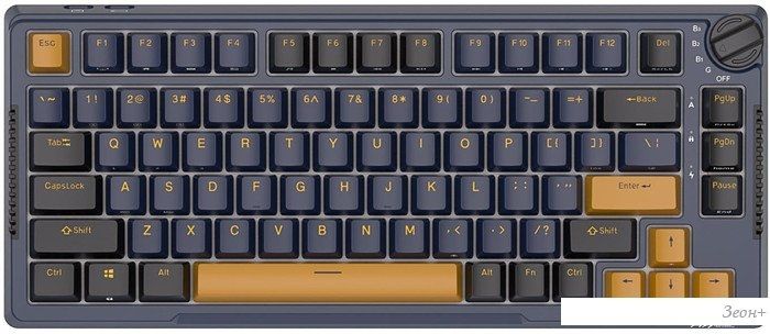 Клавиатура Royal Kludge RK-H81 RGB Star Night (RK Cyan)
